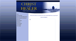 Desktop Screenshot of christourhealer.org