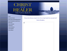 Tablet Screenshot of christourhealer.org